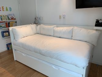 Ikea twin bed flaxa