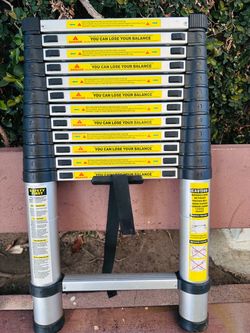 Telescoping ladder 12.5 feet