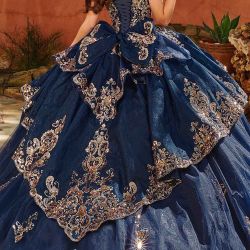 Navy Blue Quince Dress 