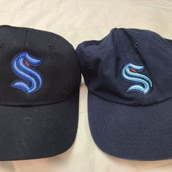 Two SEATTLE KRANKEN CAPS FOR 10.00