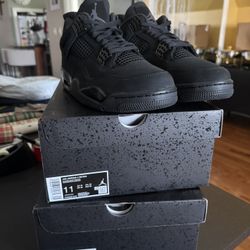 Air Jordan 4 Black Cat Size 11