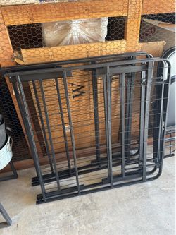 King (or 2 twin xl) metal bed frame