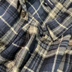 Men’s Croft And Barrow Long Sleeve Blue Flannel $12