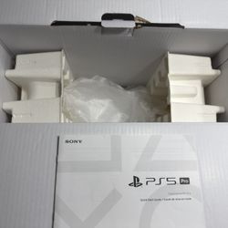 Sony PlayStation 5 Pro Box & Inserts PS5 Pro White Box 📦 
