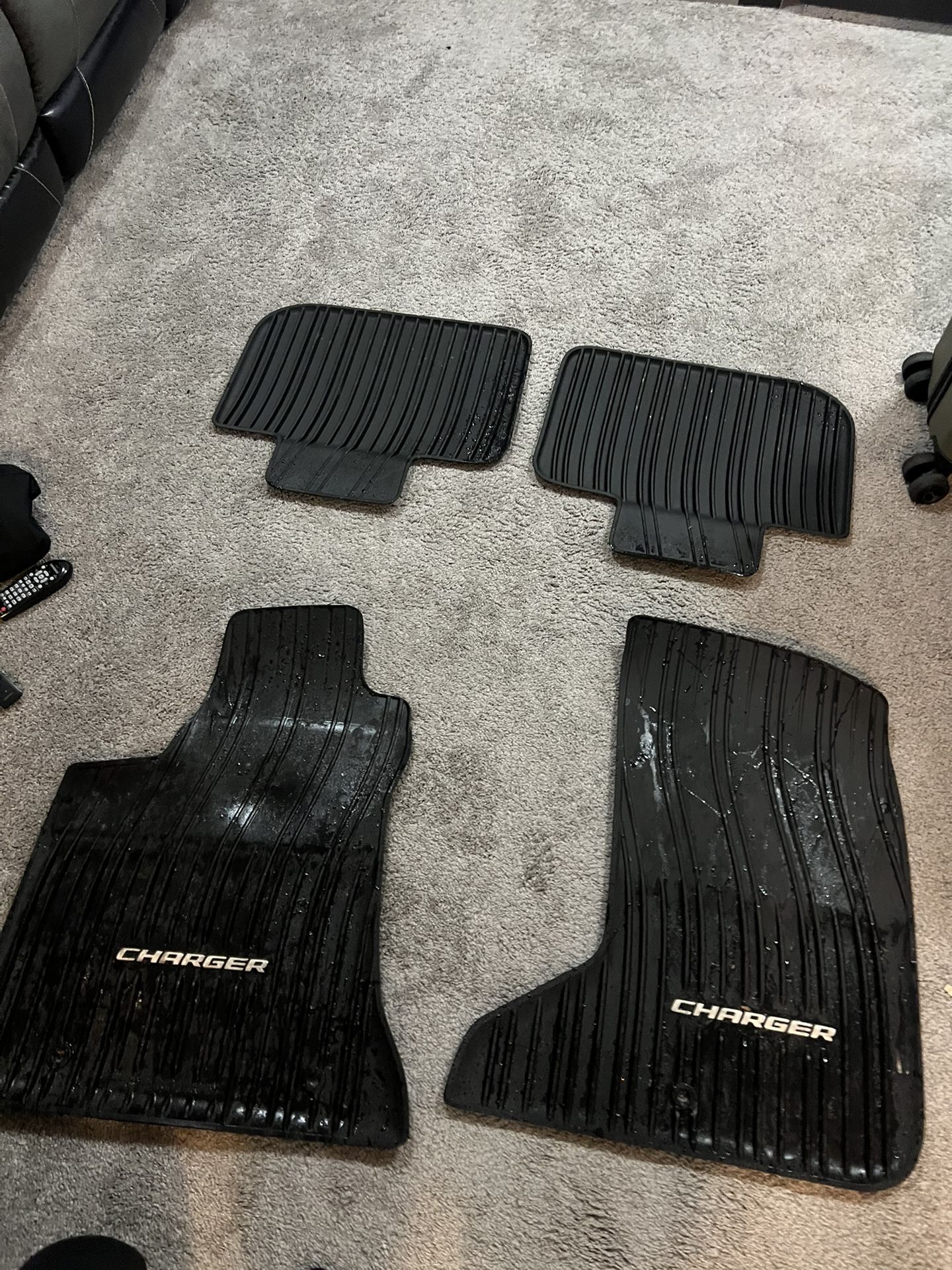 2019 AWD Dodge Charger Rubber All Weather Mats
