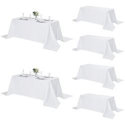 Tablecloth white banquet tables