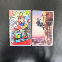 Super Mario Odyssey $ Zelda Breath Of The Wild