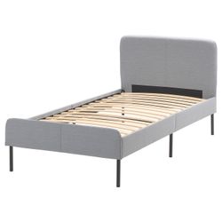 Lite Grey Twin size Beds  For sale 