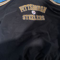 Steelers Turtle Neck Zip Up