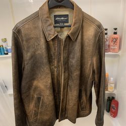 eddie bauer leather jacket