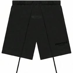 BLACK ESSENTIALS SHORTS