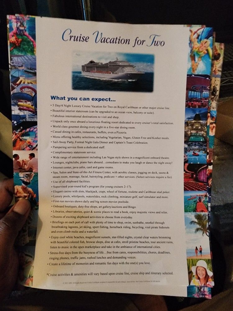 Cruise Voucher