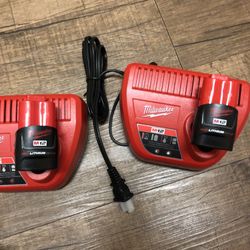 Milwaukee M12 Charger And Battery