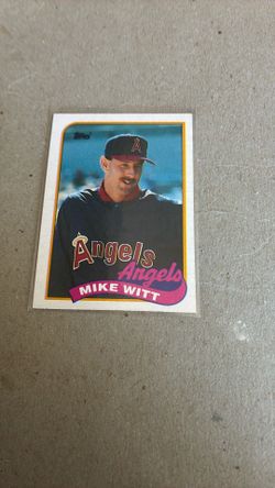 Baseball Card, Mike Witt