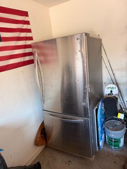 LG stainless-steel French-door refrigerator $500 OBO