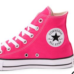 Chuck Taylor Converse All Star High Top Hot Pink New Size 7 And 6.5 Women