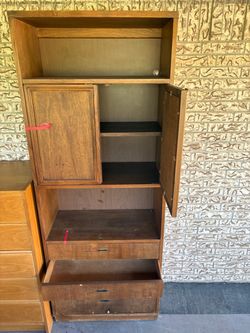 Storage cabinet, actual wood