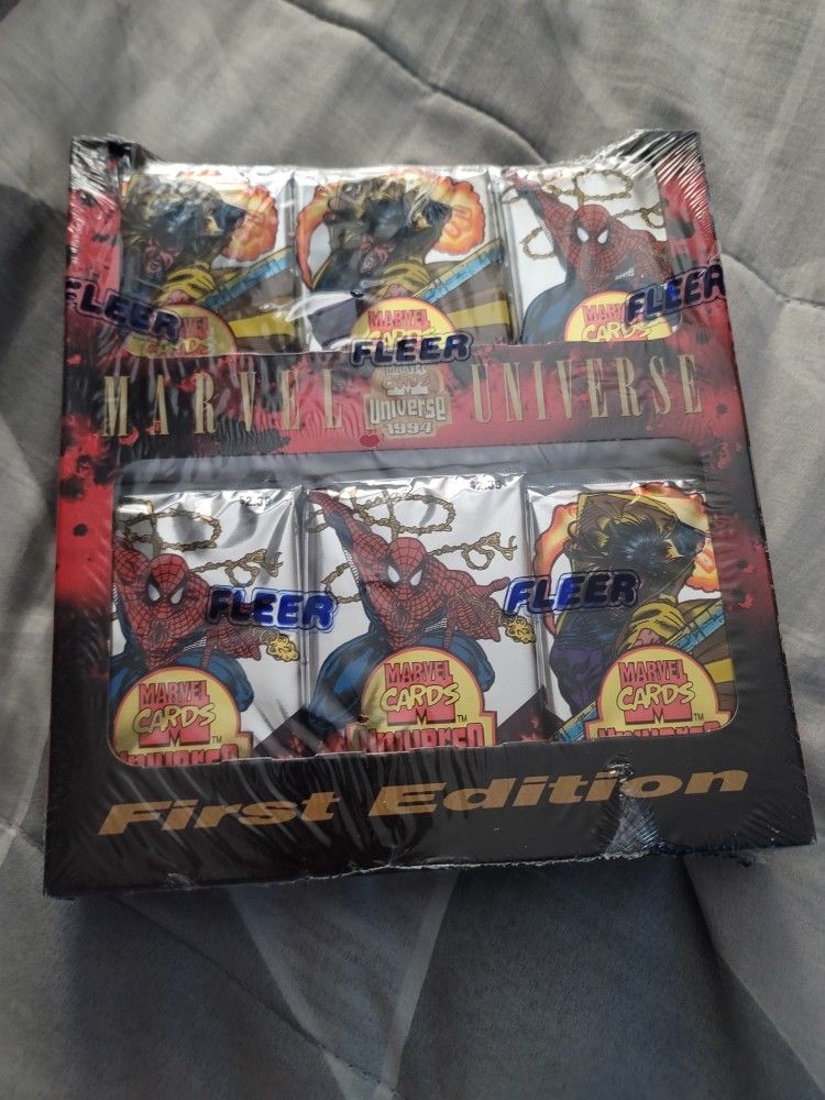 1994 Marvel Universe Sealed Box Jumbo Packs - armafbd.com