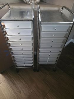 10 drawer rolling carts.