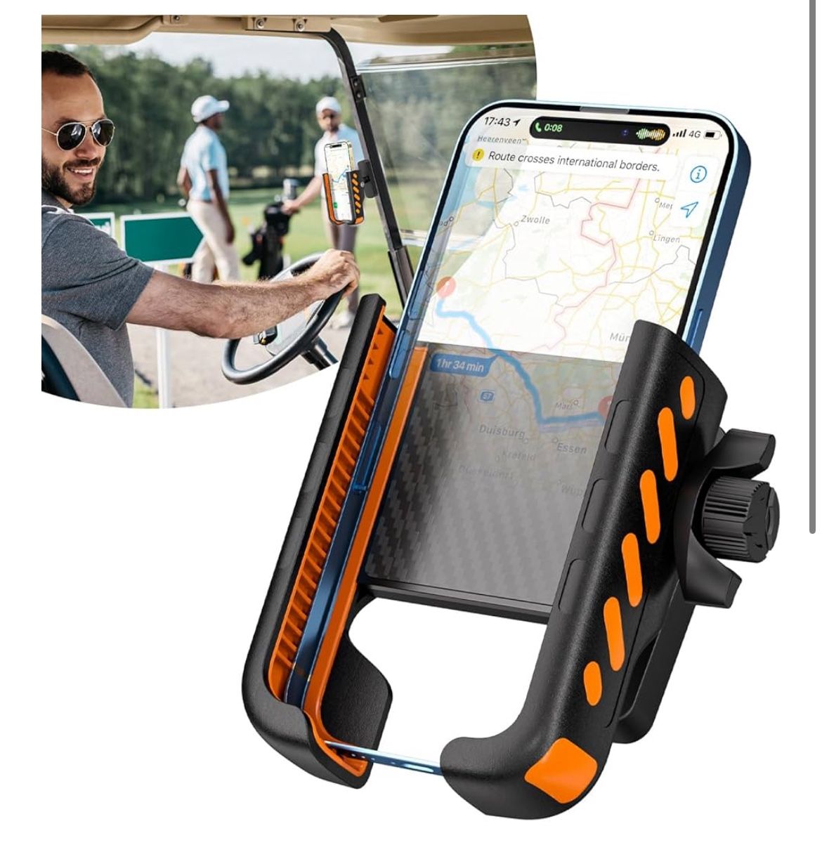 Brand: ANOTE Magnetic Golf Cart Phone Holder, Golf Cart Phone Holder Mount with Strong N52 Magnets Compatible with EZGO/Club Car/Yamaha, Golf Cart Ac