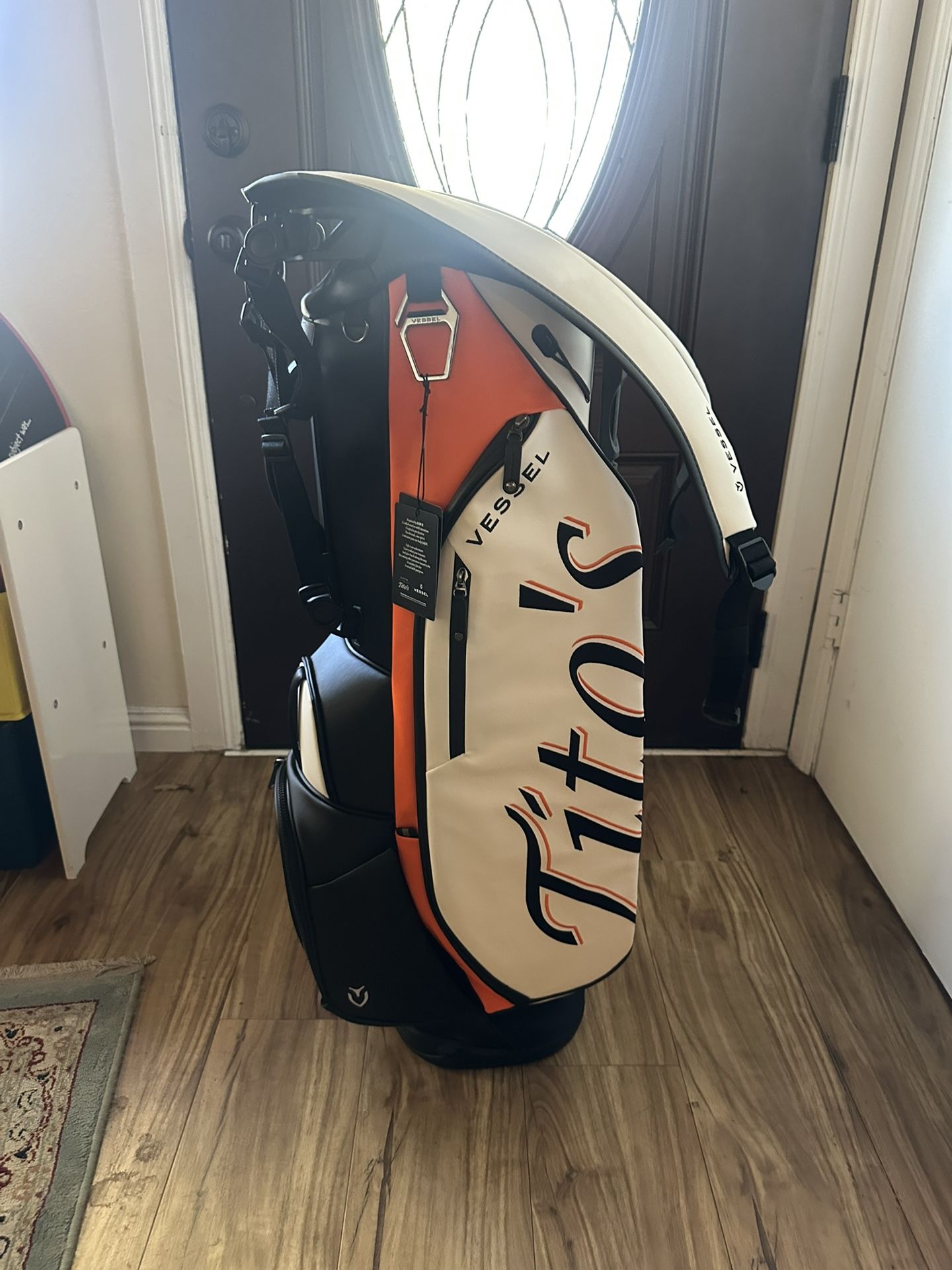 Titos Vodka X Vessel Player Golf Bag/Stand Brand New w/Tags Limited Edition