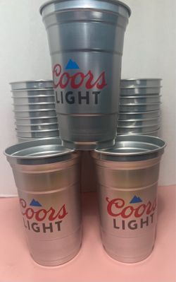 Coors Light Aluminum 20 ounce Ball Cups