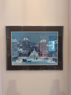 Michel Delacroix framed print of Paris