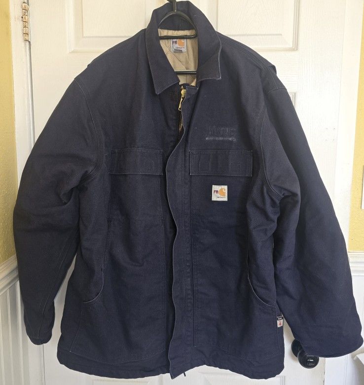 Carhartt FR Duck Traditional Quilt Lined Coat Jacket  Men's Size XL
