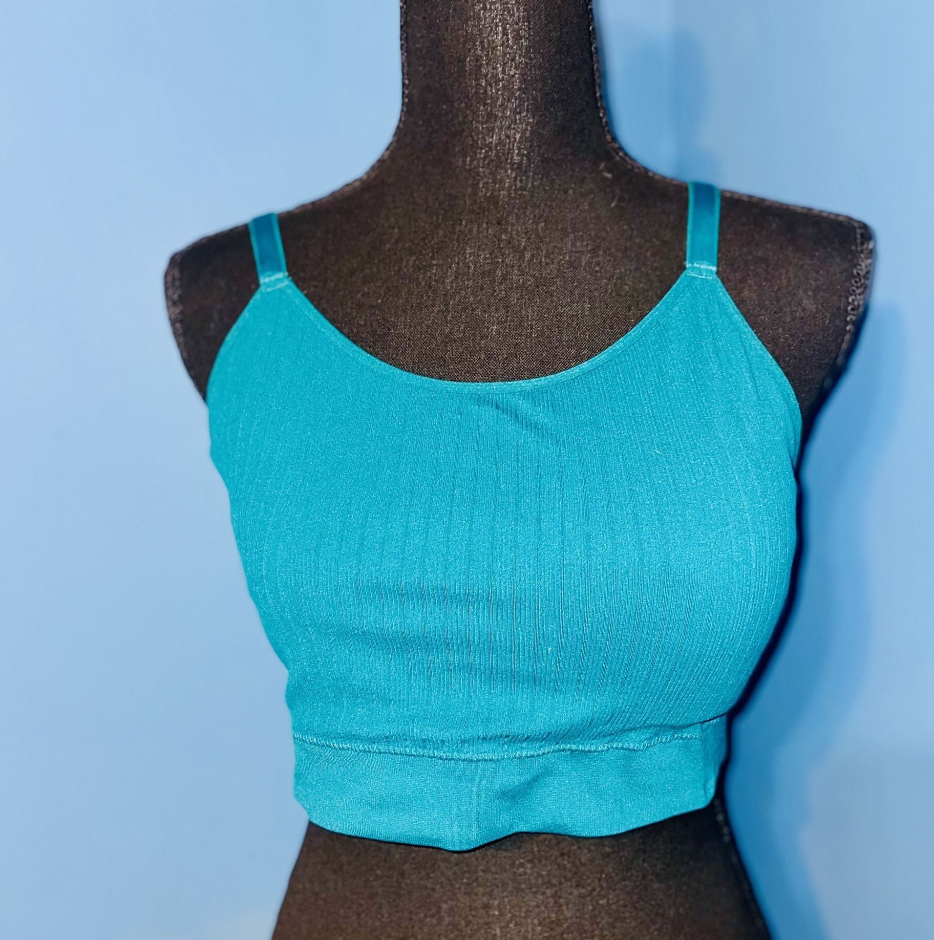 Auden Mint Ribbed Bralette Lightly Lined Ex xxl
