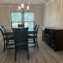 Dining Table with Console