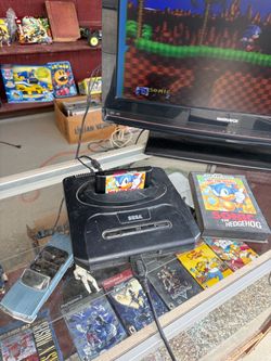 Sega genesis model 2 sonic the hedgehog