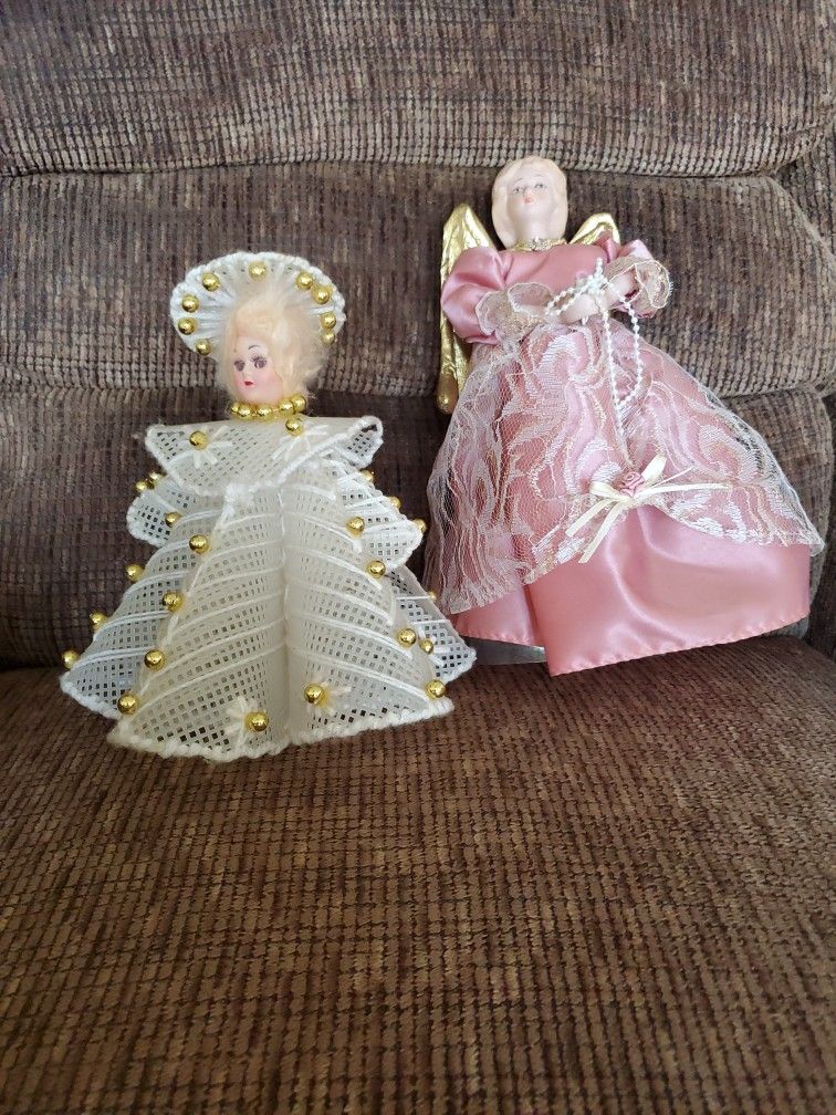 Vintage Christmas Tree Angels