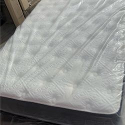 🔴 OPEN BOX | FULL SIZE | PLUSH | 15’ STEARNS & FOSTER MATTRESS & BOX SPRING