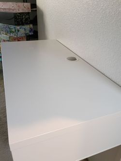 White desk