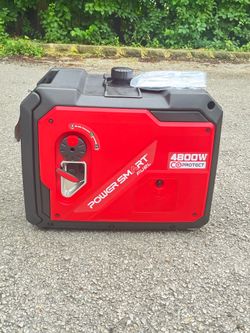 Powersmart 4800w generator only put oil and gas to test it so it is new