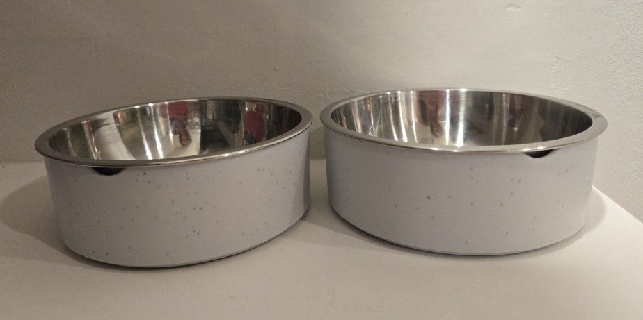 Set of Pet Food/Water Bowls