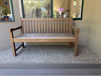 Teak Wooden Bench
