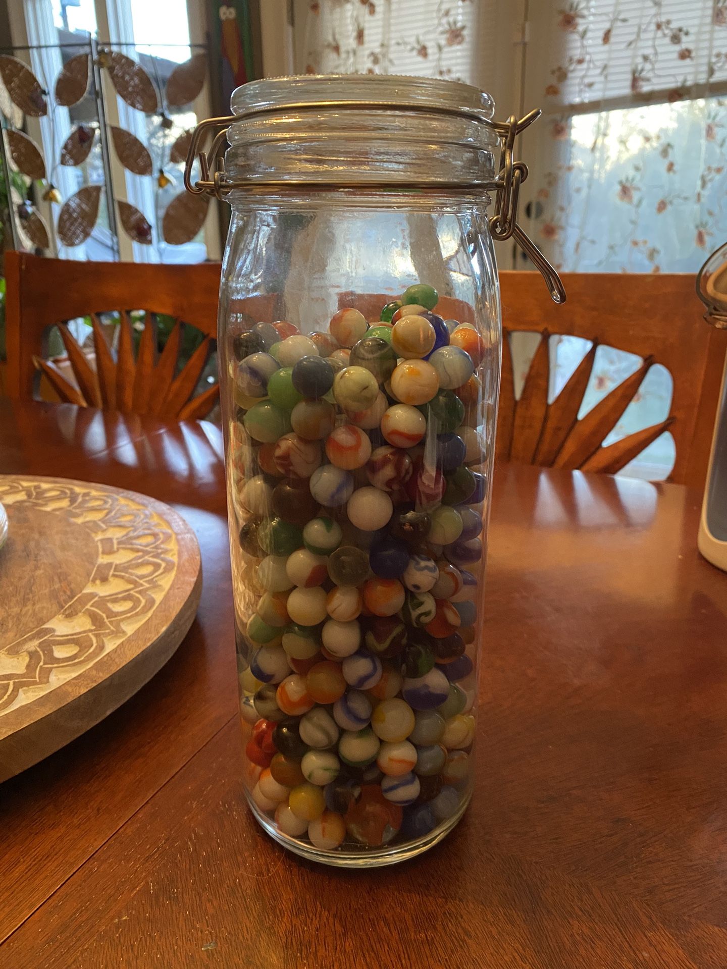 Jar Of Vintage Marbles