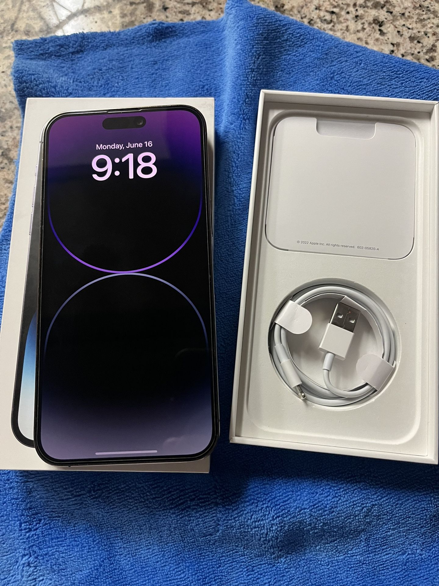 iPhone 14 Pro Max 128gb UNLOCKED deep Purple