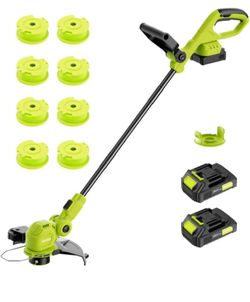 Jagrom Electric String Trimmer Cordless with 2x2.0Ah Battery, 20V