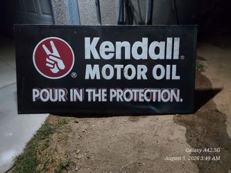 Vintage "Kendall Motor Oil" sign