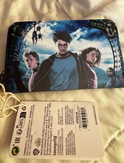 Harry Potter Wallet Zipper Prisoner of Azkaban Poster Loungefly NWT