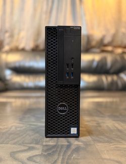 DELL Precision Tower 3420 Core i7 6th Gen. 16GB RAM 500GB SSD Windows 11 dual display desktop computer