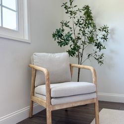 Tufeld Wood Armchair- Threshold