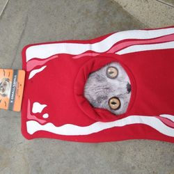 Cat Dog Costume Hat Bacon - New XS-S