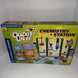 New Ooze Labs Chemistry Station Kit - 20 Safe Experiments for Curious Young Chemists