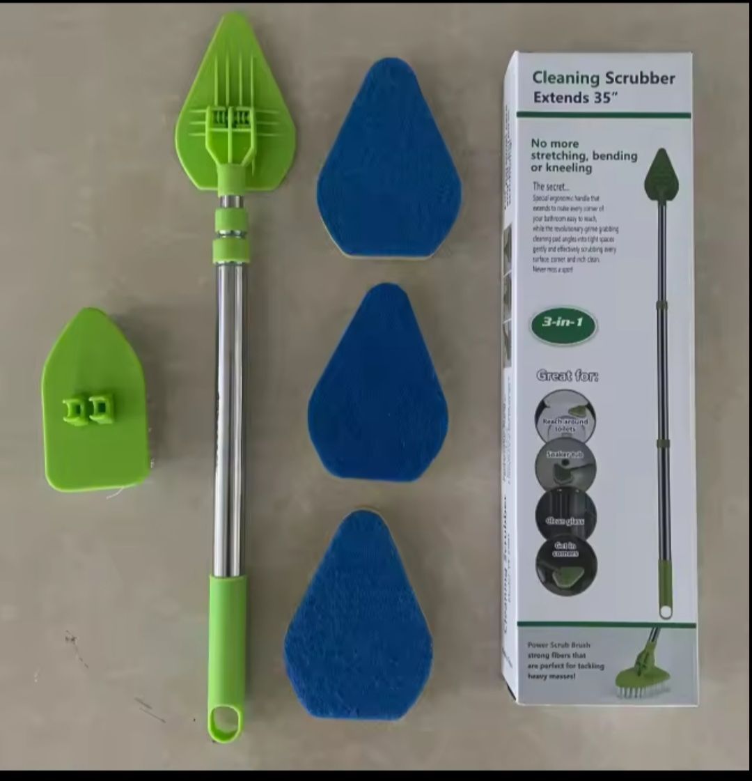 3 in 1 cleaning scrubber