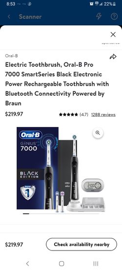 NEW Oral-B Pro 7000 with Bluetooth Electric Toothbrush By Braun