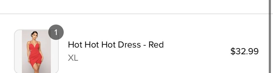 Red Fashion Nova Dress