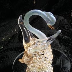  Spun Glass Swan